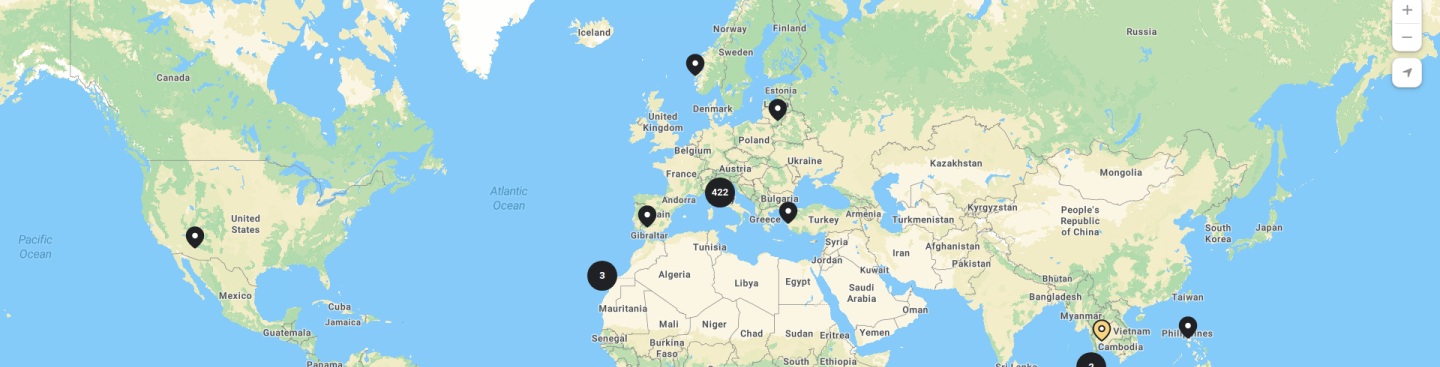Map of AccSELLerator consultants